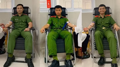 Người dân viết thư cảm ơn CBCS Công an Quảng Bình đã kịp thời hiến máu cứu người