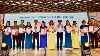 Phóng viên Báo CAND đoạt giải C Giải thưởng báo chí Phú Yên