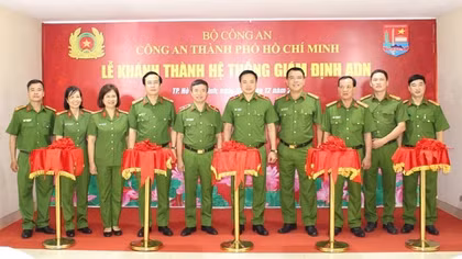 Công an TP Hồ Chí Minh khánh thành hệ thống giám định ADN hiện đại