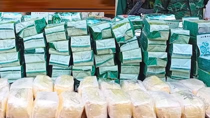 Bắt 8 đối tượng, thu giữ 198kg ma túy vận chuyển từ Lào về Việt Nam