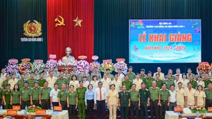 Trường Cao đẳng ANND I khai giảng năm học mới điểm đào tạo phía Nam