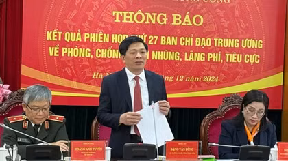 Năm 2024, hơn 700 tổ chức đảng và 24.000 đảng viên vi phạm bị kỷ luật