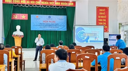 Huyện Cần Giờ đổi mới truyền thông, gia tăng người tham gia BHYT, BHXH tự nguyện