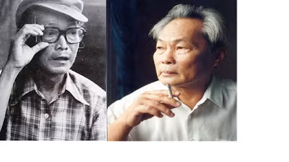 Họa sĩ Nguyễn Sáng và nhà văn Nguyễn Quang Sáng