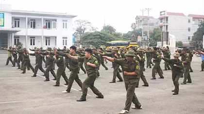 Mẫu giấy chứng nhận của lực lượng tham gia bảo vệ ANTT ở cơ sở