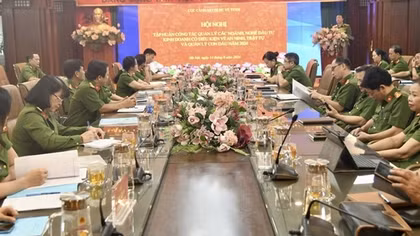 Tập huấn cho 21 Công an địa phương về công tác quản lý ngành, nghề kinh doanh có điều kiện về ANTT