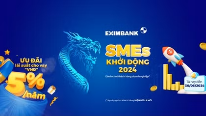 Kỷ niệm 35 năm thành lập: Eximbank tung chương trình cho vay ưu đãi “SMEs – Khởi động 2024”