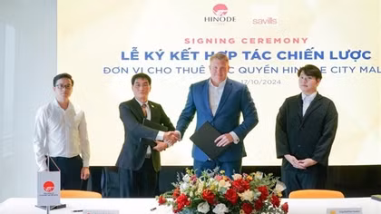 Savills chính thức trở thành đơn vị cho thuê độc quyền trung tâm thương mại dự án Hinode City