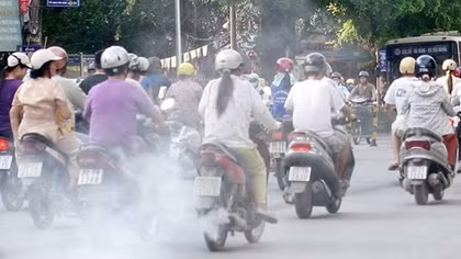 Kiểm soát khí thải xe máy cần sớm thực hiện
