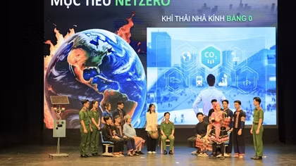 Chung kết cuộc thi Tìm hiểu về môi trường, tuyên truyền phòng chống rác thải nhựa khối các trường CAND