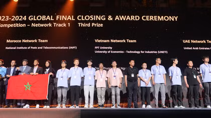 Sinh viên Việt Nam giành giải Ba toàn cầu cuộc thi Huawei ICT Competition
