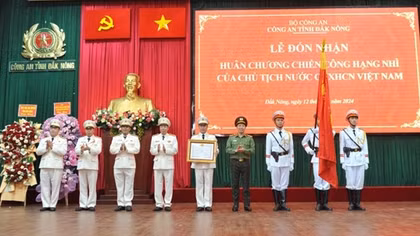 Công an tỉnh Đắk Nông kỷ niệm 20 năm Ngày thành lập