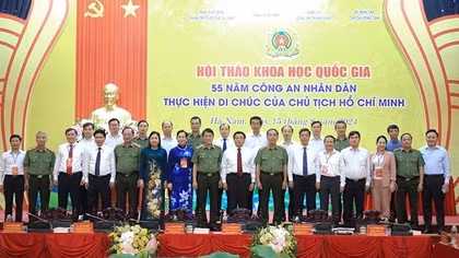 Lực lượng Công an vận dụng hiệu quả những bài học quý báu qua 55 năm thực hiện Di chúc của Chủ tịch Hồ Chí Minh