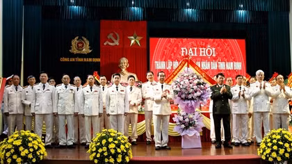 Thành lập Hội Cựu CAND tỉnh Nam Định
