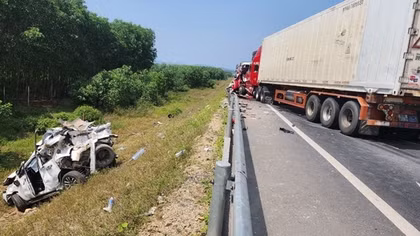 Thêm 1 nạn nhân tử vong sau vụ tai nạn liên hoàn trên cao tốc Cam Lộ - La Sơn