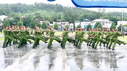 Chuẩn bị Lễ ra mắt Lực lượng tham gia bảo vệ ANTT ở cơ sở tại huyện Bát Xát