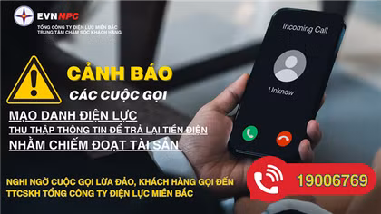 Cảnh giác trước cuộc gọi mạo danh nhân viên điện lực