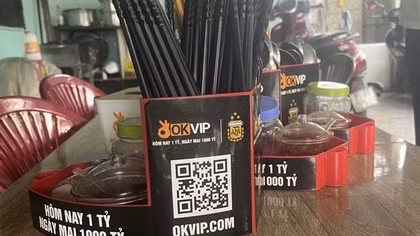 Cảnh báo về quà tặng có dòng chữ “OKVIP - hôm nay 1 tỷ ngày mai 1.000 tỷ”