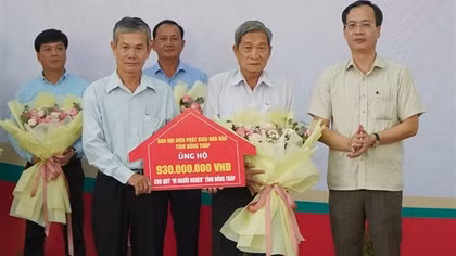 Đến năm 2025 hỗ trợ xây dựng 2.000 căn nhà cho hộ nghèo, cận nghèo tại Đồng Tháp