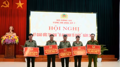 Cụm thi đua số 7 đẩy mạnh thực hiện công tác đền ơn đáp nghĩa