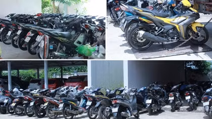 Triệt xóa ổ nhóm trộm cắp, tiêu thụ xe mô tô xuyên quốc gia