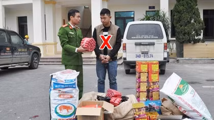Bắt “chuyên gia” sản xuất pháo lậu, thu giữ gần 2 tạ pháo