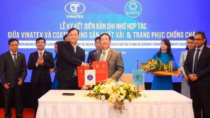 Tập đoàn Dệt may Việt Nam xuất khẩu vải, quần áo chống cháy