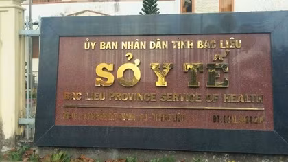 Kỷ luật Giám đốc, Phó giám đốc Sở Y tế Bạc Liêu