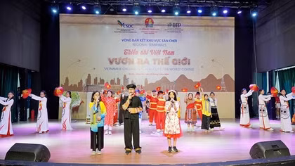 20.000 thiếu nhi tham gia sân chơi "Thiếu nhi Việt Nam - Vươn ra thế giới"