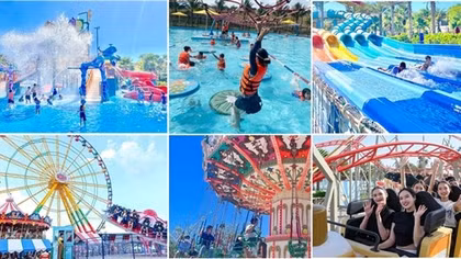 Du khách phấn khích và hào hứng với chuỗi lễ hội Carnival Novaworld Phan Thiet dịp 30/4