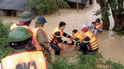 Lãnh đạo Lào điện thăm hỏi về cơn bão số 3 gây nhiều thiệt hại ở Việt Nam