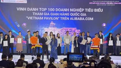 Công bố 100 doanh nghiệp tiêu biểu tham gia “Gian hàng quốc gia Việt Nam” trên Alibaba.com