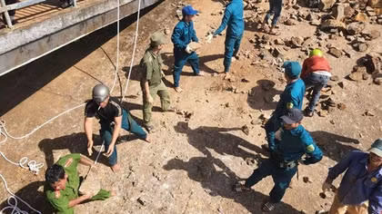 Cơ bản kiểm soát được sự cố thủng thân đập thủy lợi hơn 10 triệu m3 nước
