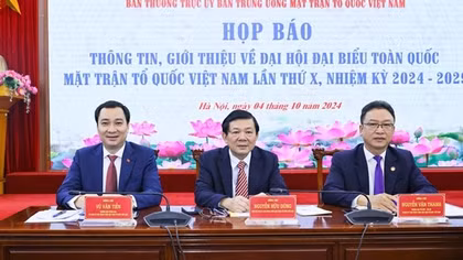 Gần 1.400 đại biểu sẽ dự Đại hội đại biểu toàn quốc MTTQ Việt Nam lần thứ X
