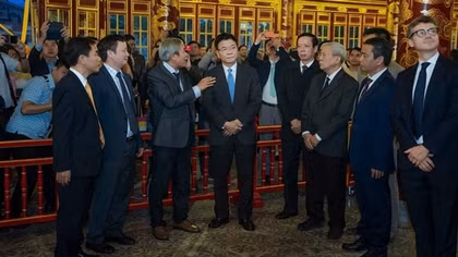 Huế đón bằng công nhận của UNESCO và công bố hoàn thành dự án tu bổ Điện Thái Hoà