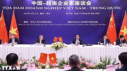 Việt Nam-Trung Quốc thúc đẩy hợp tác về hạ tầng, kinh tế số, tài chính