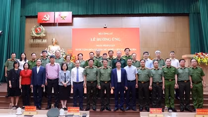 Bộ Công an tổ chức Lễ hưởng ứng Ngày Pháp luật Việt Nam năm 2024