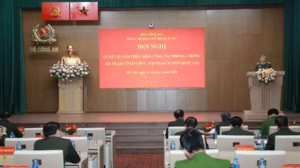 Tăng cường phòng ngừa, đấu tranh hiệu quả với tội phạm có tổ chức, tội phạm xuyên quốc gia