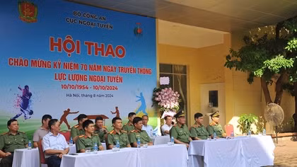 Đẩy mạnh phong trào thể dục thể thao trong lực lượng Ngoại tuyến