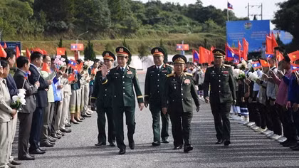 Giao lưu hữu nghị quốc phòng biên giới Việt Nam - Lào lần thứ hai thành công tốt đẹp