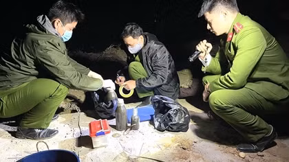 Bắt quả tang Công ty Cổ phần Hồ Toản ở Tuyên Quang xả thải trực tiếp ra sông Chảy