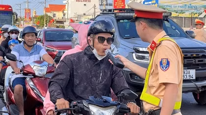 Tăng cường xử lý vi phạm nồng độ cồn, góp phần lập lại trật tự giao thông