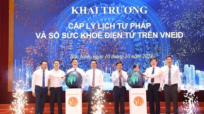 Tỉnh Bắc Ninh cấp thành công 4 phiếu lý lịch tư pháp và sổ sức khoẻ điện tử trên VNeID