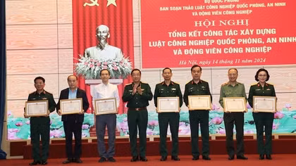 Tổng kết công tác xây dựng Luật Công nghiệp quốc phòng, an ninh và động viên công nghiệp