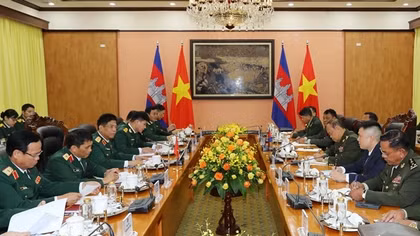 Triển khai toàn diện, thực chất hợp tác quân sự, quốc phòng song phương Việt Nam - Campuchia