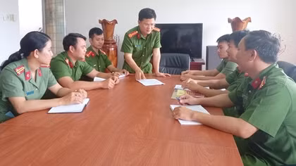 Giữ trật tự địa bàn nông thôn mới Phú Hòa