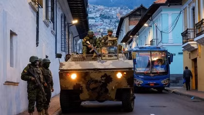 Ecuador đang trong tình trạng chiến tranh
