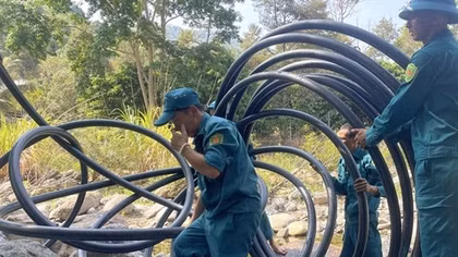 30% người dân thị trấn Đạ M’ri có nước máy trở lại