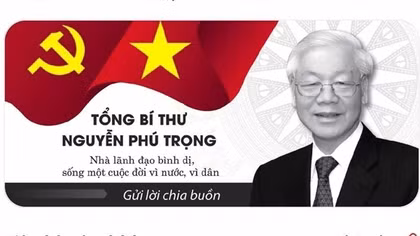 Người dân gửi lời chia buồn, tri ân Tổng Bí thư Nguyễn Phú Trọng trên Sổ tang điện tử VNeID