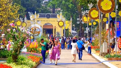 Đón 10,5 triệu lượt khách du lịch dịp Tết Nguyên đán